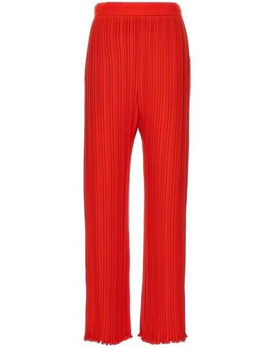Lanvin Pantalone plissè - Rosso