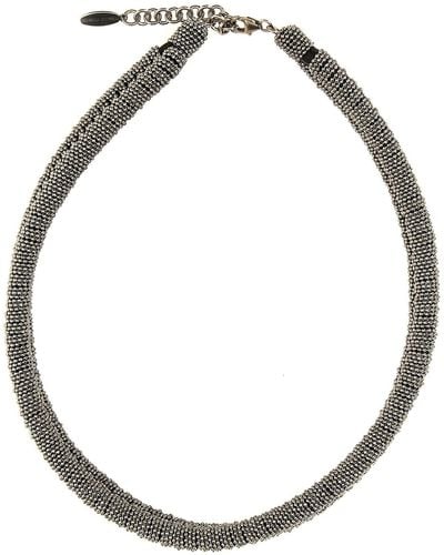Brunello Cucinelli 'monile' Necklace - Metallic