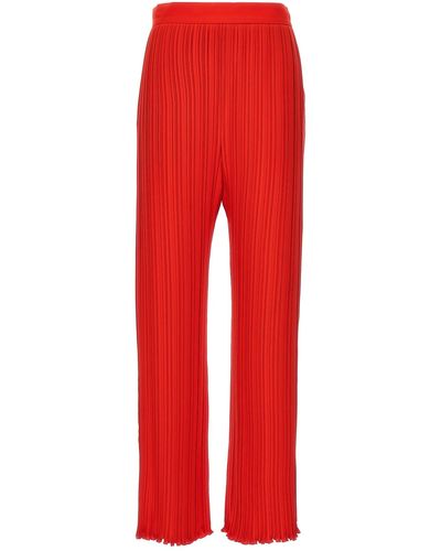 Lanvin Pleated Trousers - Red