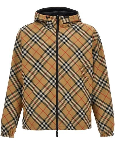 Burberry Check Print Reversible Jacket - Multicolour