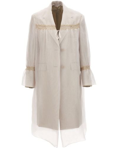 Prada Trench 'nightgown Outdoor' - White
