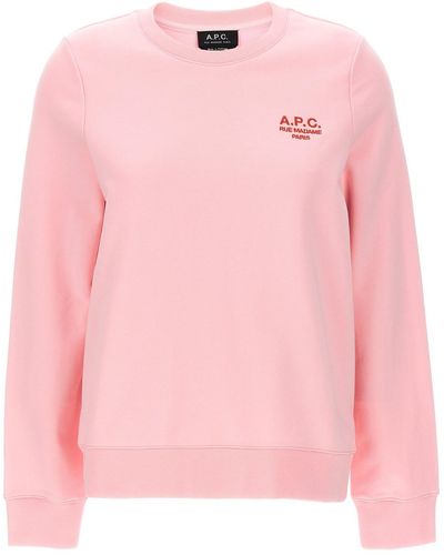 A.P.C. 'skye' Sweatshirt - Pink