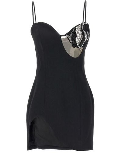 David Koma Crystal Fish Dress Dresses - Black