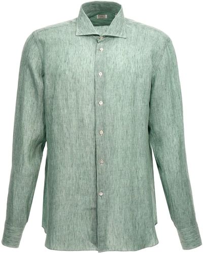 Borriello Linen Shirt - Green