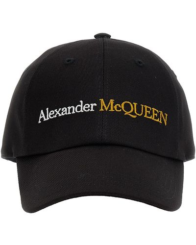 Alexander McQueen Logo Cap - Black