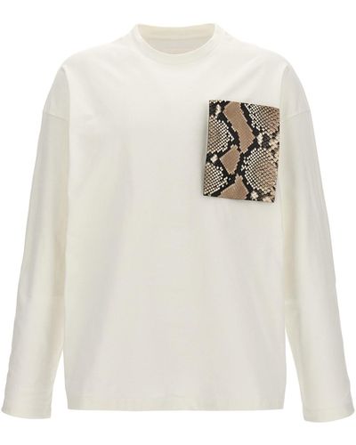 Jil Sander 'phyton Pocket' T-shirt - White
