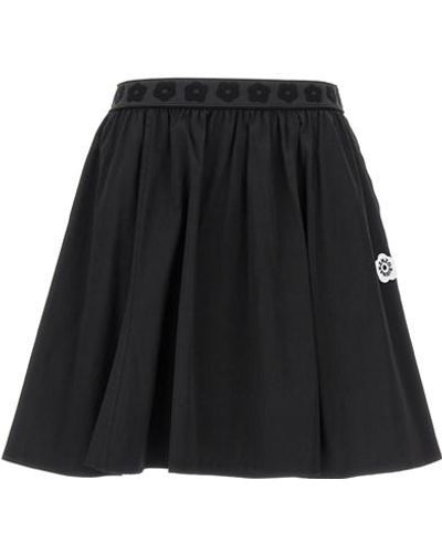 KENZO 'boke 2,0' Mini Skirt - Black