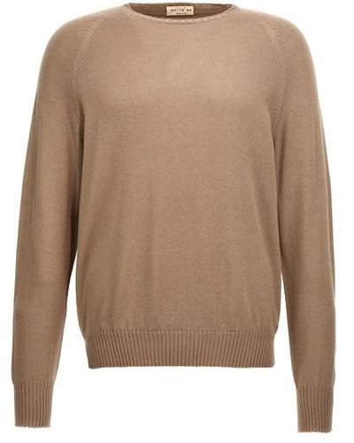 Ma'ry'ya Crew-neck Sweater - Brown