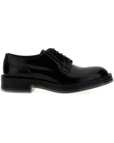 Alexander McQueen 'float' Lace Up Shoes - Black