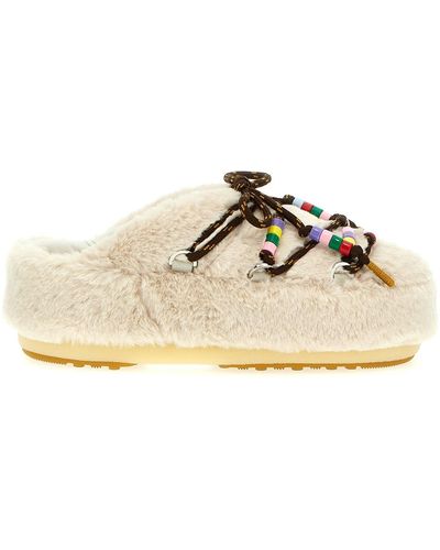 Moon Boot 'faux-fur Beads' Mules - Multicolour