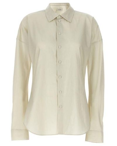 Lemaire Camicia 'Fitted Band Collar' - Bianco