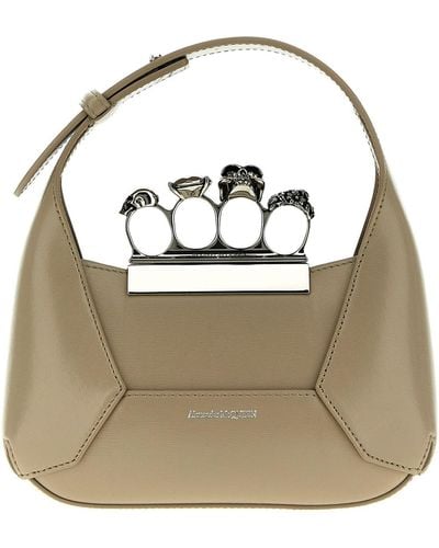 Alexander McQueen 'the Jewelled Hobo Mini' Handbag - Multicolour
