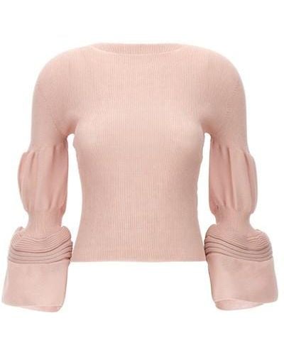 Issey Miyake Top 'Assemblage branch' - Rosa