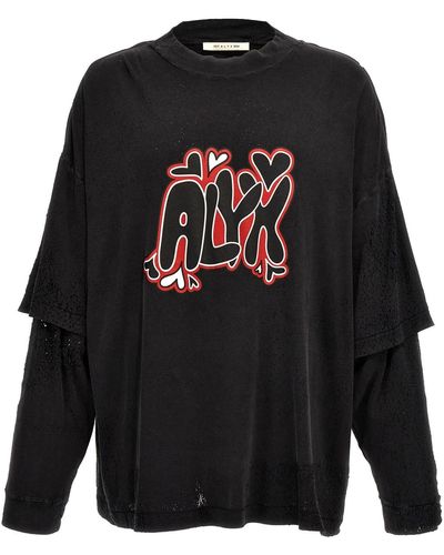 1017 ALYX 9SM T-Shirt "Needle" - Schwarz