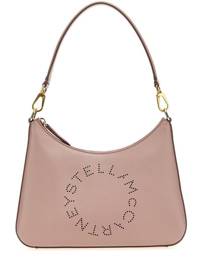 Stella McCartney 'small Logo' Shoulder Bag - Pink