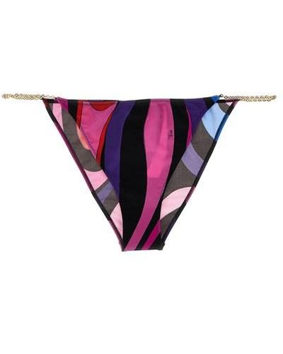 Emilio Pucci Slip bikini 'Marmo' - Viola