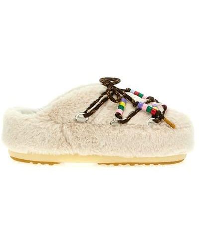 Moon Boot 'faux-fur Beads' Mules - Multicolor