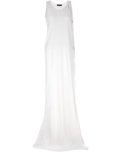 Ann Demeulemeester Kleid 'X-Long' - Weiß