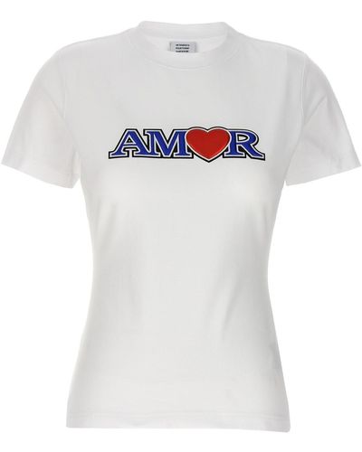 Vetements 'amor' T-shirt - White