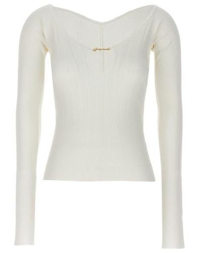 Jacquemus 'le Haut Pralù' Sweater - White