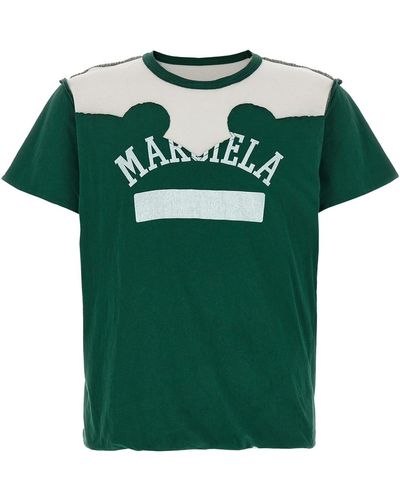 Maison Margiela 'western Patchwork' T-shirt - Green