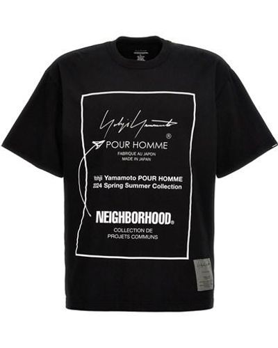Yohji Yamamoto T-shirt 'Neighborhood' - Nero