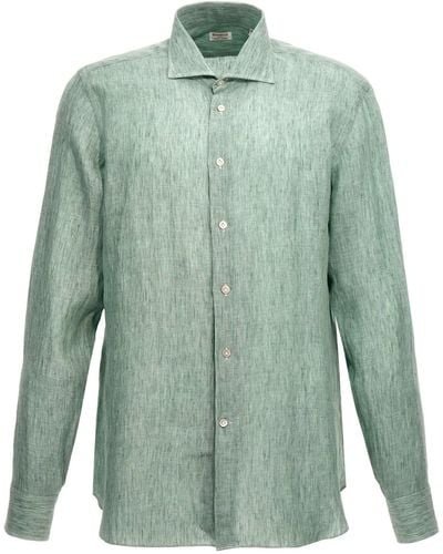 Borriello Linen Shirt - Green