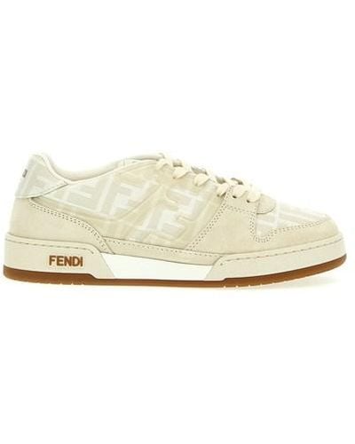 Fendi ' Match' Sneakers - Natural