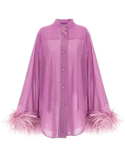 Oséree 'lumiere Plumage' Shirt - Pink