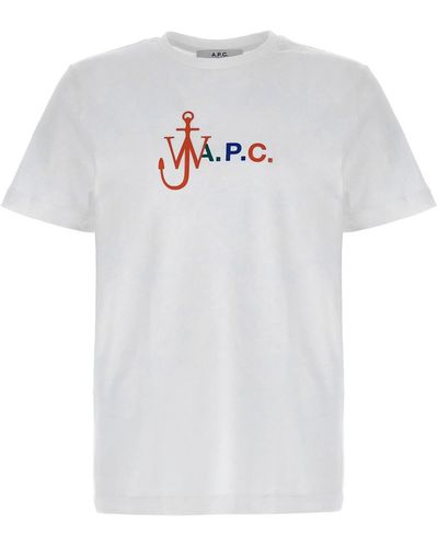 A.P.C. T-Shirt X Jw Anderson - Weiß