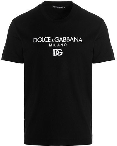 Dolce & Gabbana T-Shirt 'Dg Essential' - Schwarz