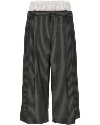 Hed Mayner Light Wool Trousers - Grey