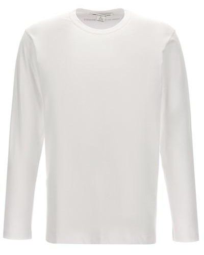 Comme des Garçons T-shirt stampa logo - Bianco