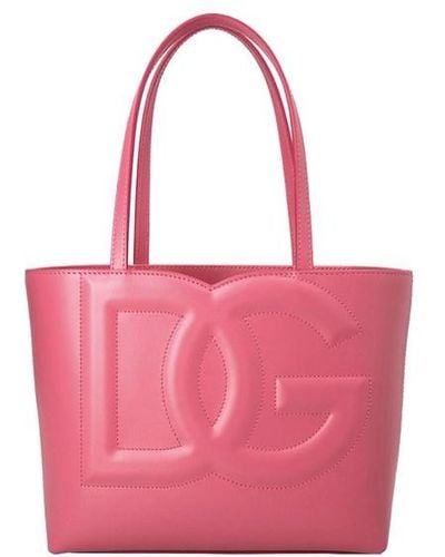 Dolce & Gabbana Small Logo Shopping Bag - Pink
