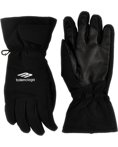 Balenciaga Handschuhe "Ski 3B Sports Icon" - Schwarz