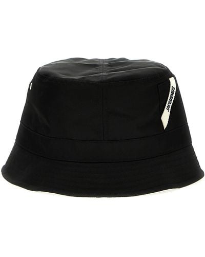 Jacquemus 'le Bob Ovalie' Bucket Hat - Black