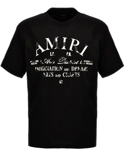 Amiri T-shirt 'Distressed Arts District' - Nero