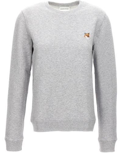 Maison Kitsuné 'fox Head' Sweatshirt - Grey