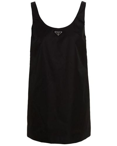 Prada Re-nylon Dress - Black