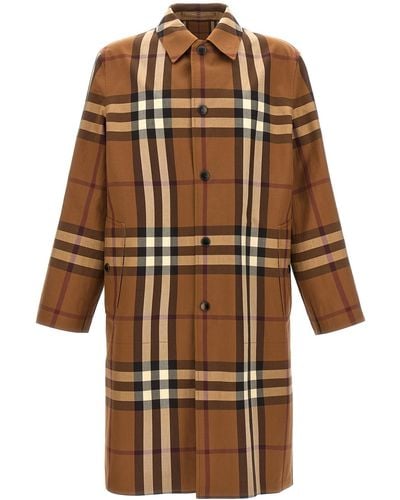 Burberry 'abbeystead' Trench Coat - Brown