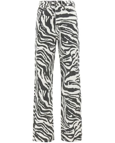 ROTATE BIRGER CHRISTENSEN 'zebra' Jeans - Grey
