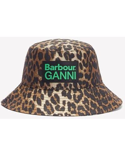 Barbour Bucket Hat X Ganni - Green