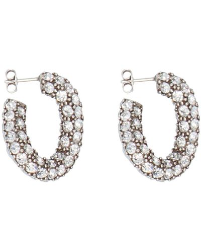 Isabel Marant Crystal Earrings - White