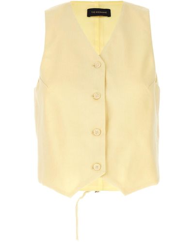 ANDAMANE 'pauline' Waistcoat - Yellow