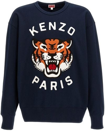 KENZO Sweatshirt "Lucky Tiger" - Blau