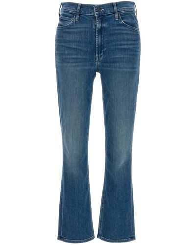 Mother Jeans "The Mid Rise Dazzler Ankle" - Blau