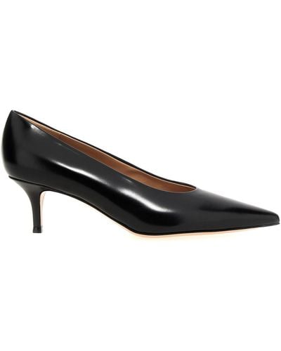 Gianvito Rossi 'robbie' Court Shoes - Black