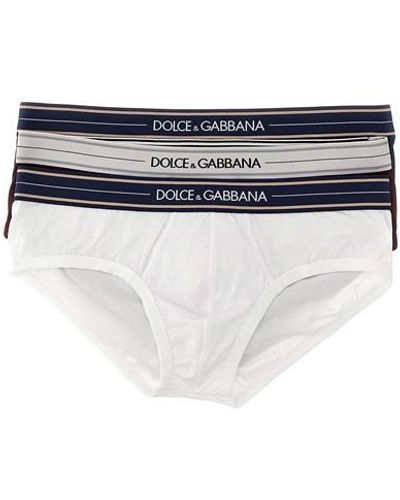 Dolce & Gabbana 3-pack slip 'Brando' - Bianco