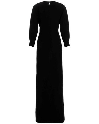 Saint Laurent 'armure Lourd' Dress - Black