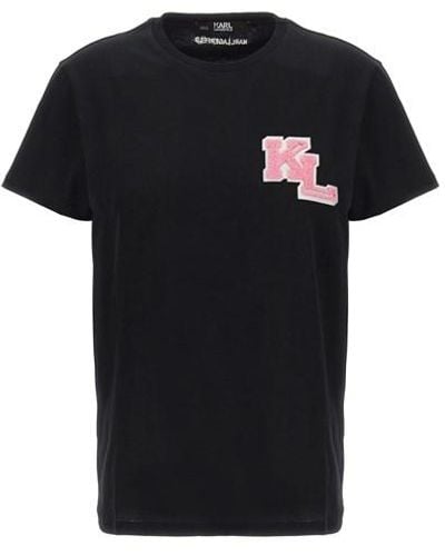 Karl Lagerfeld T-shirt logo - Nero
